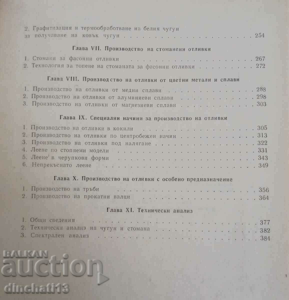 Delivery of Foundry technology: P. Ivanov, A. Peev, S. Chemshirov Delivery of Foundry technology: P. Ivanov, A. Peev, S. Chemshirov