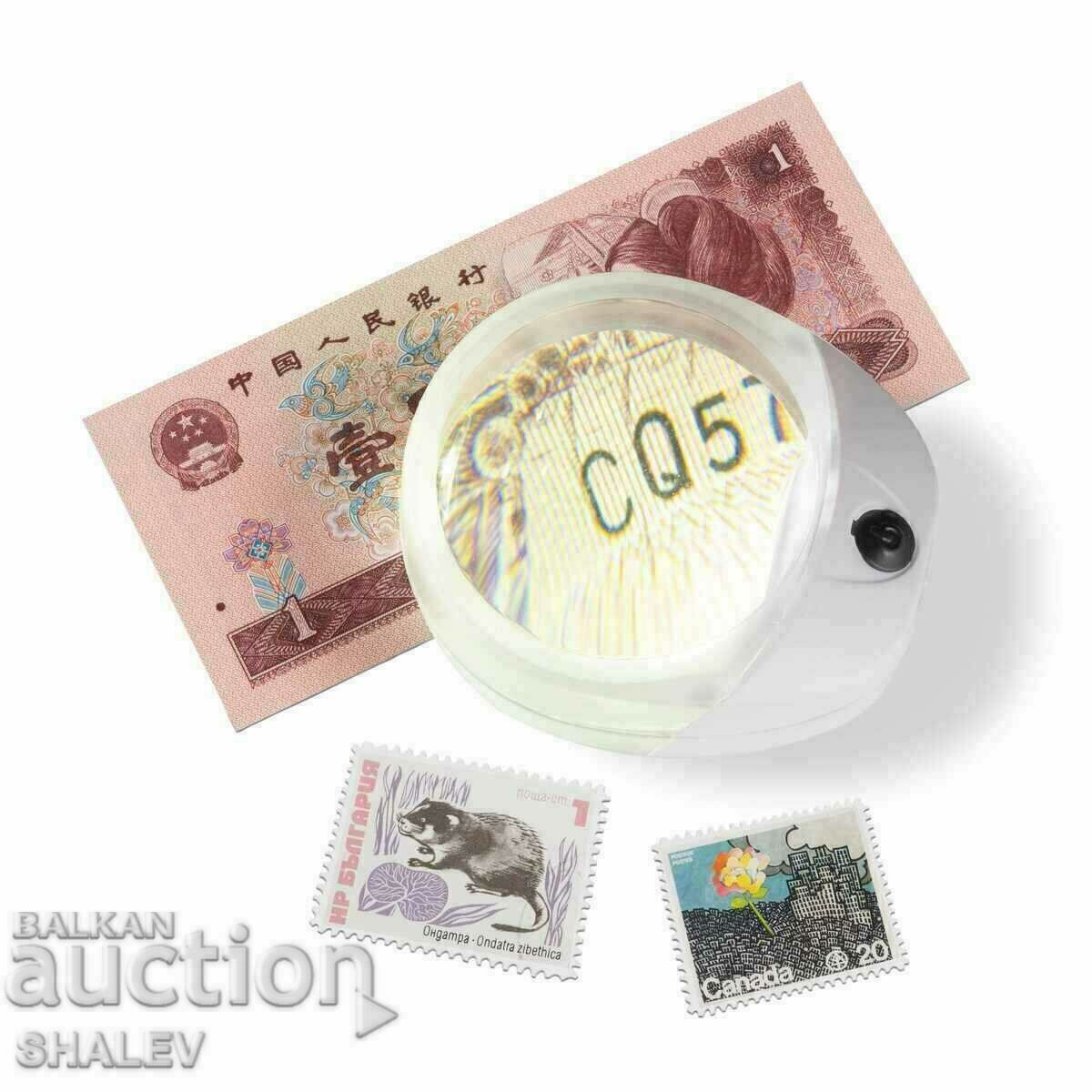 Licitație Lupă de masă 10x, lumină și baterie reîncărcabilă / 3799