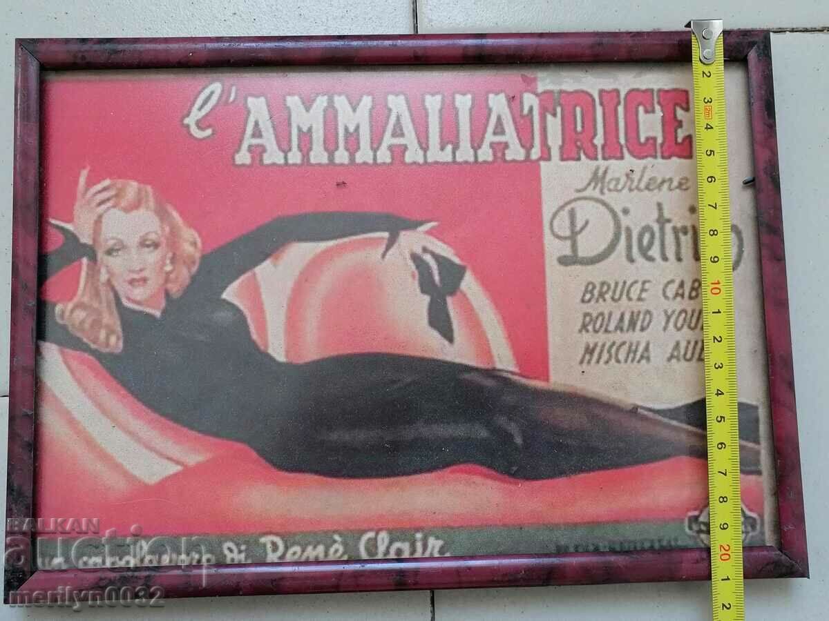 Auction  Framed portrait Sweeping Dietrich Third Reich