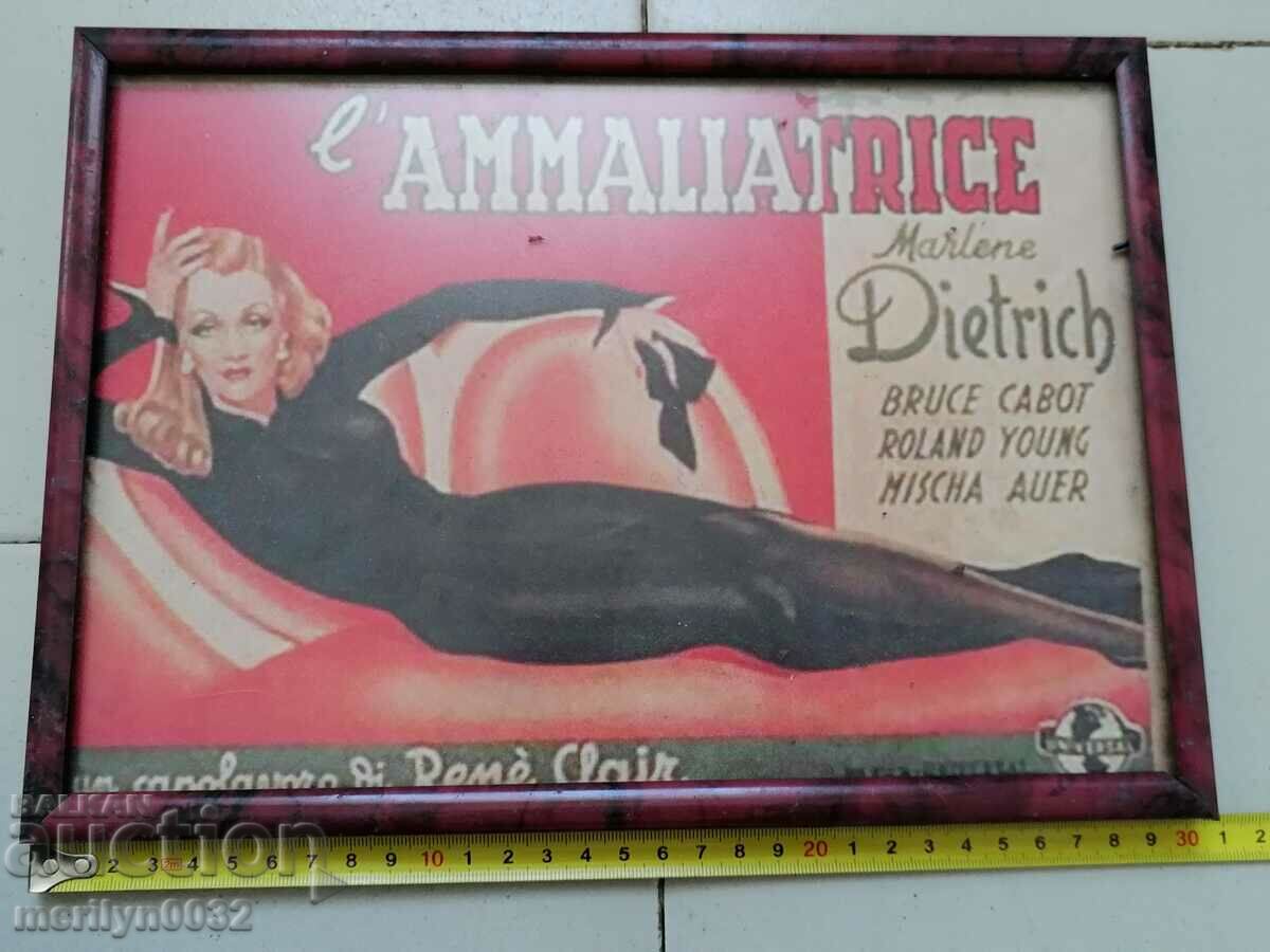 Delivery of Framed portrait Sweeping Dietrich Third Reich