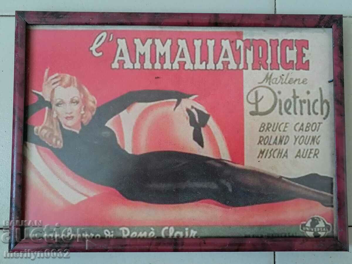 Framed portrait Sweeping Dietrich Third Reich - 6