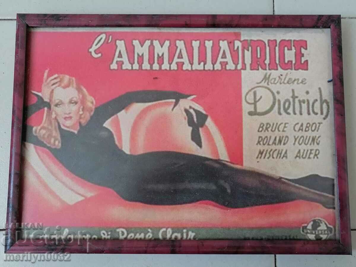 Framed portrait Sweeping Dietrich Third Reich - 7