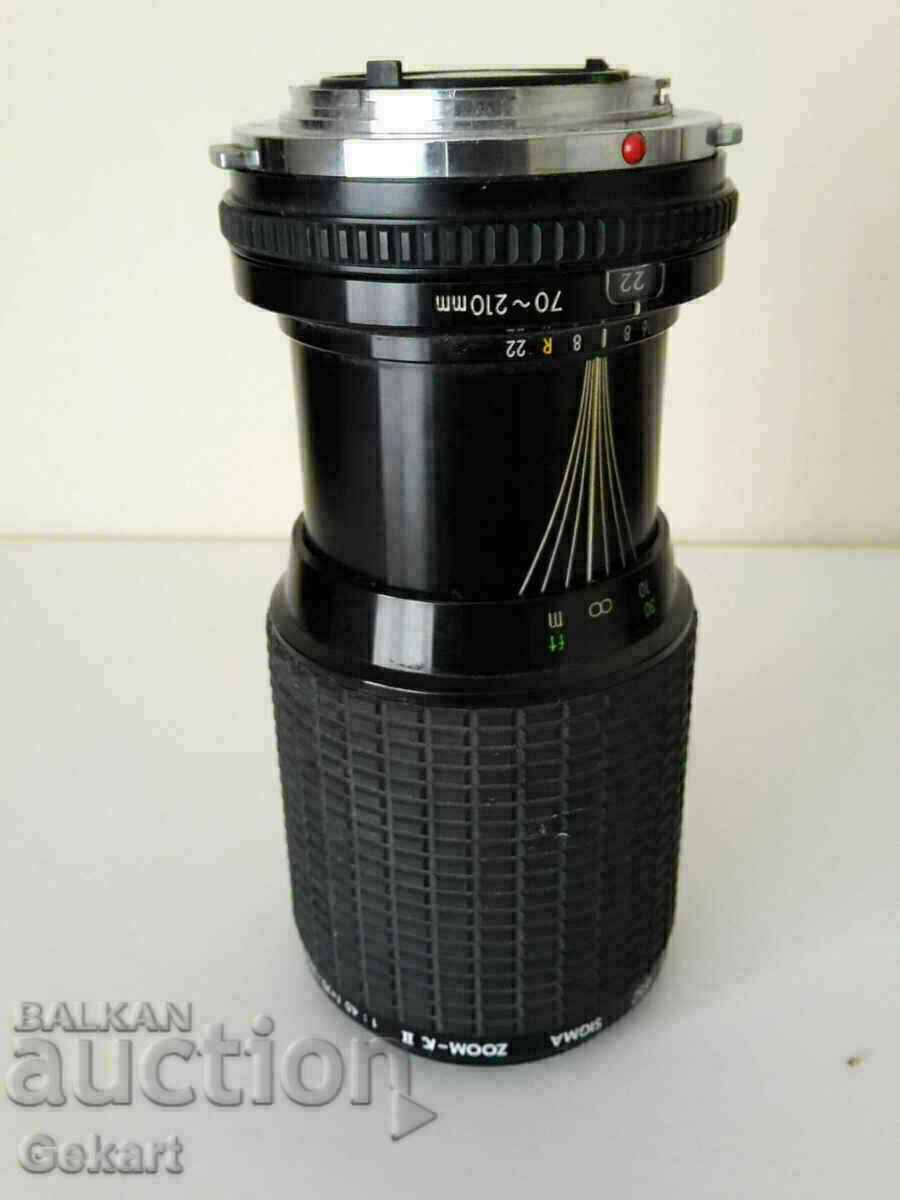 Photo Lens 52 SIGMA Zoom-k II 1:4.5 70-210mm JAPAN OLYMPUS