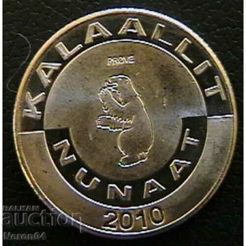 1 κορώνα 2010, Γροιλανδία με τιμή € 10.45 | 20.44 BGN 1 κορώνα 2010, Γροιλανδία με τιμή € 10.45 | 20.44 BGN