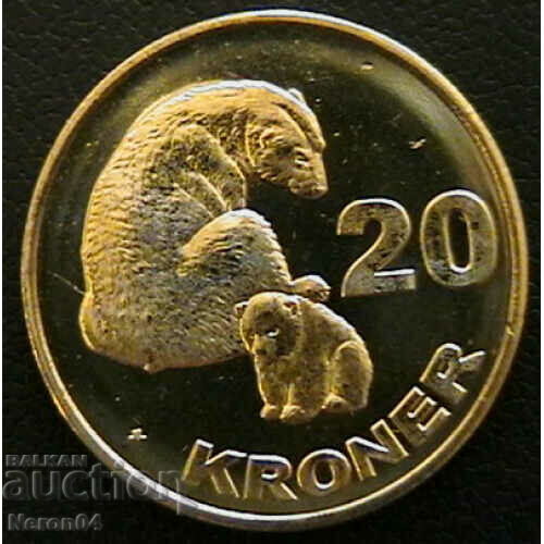20 de coroane 2010, Groenlanda