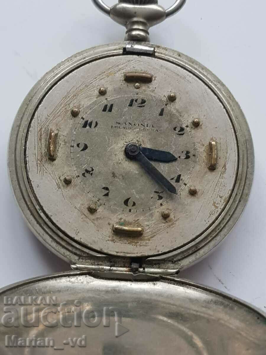 Δημοπρασία Παλιό ρολόι τσέπης για τυφλούς Σαξονία 1910-1919 έτος Δημοπρασία Παλιό ρολόι τσέπης για τυφλούς Σαξονία 1910-1919 έτος