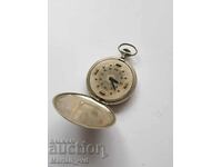 Old pocket watch for blind people Saxonia 1910-1919 year
