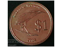 1 долар 2004, Кокосови острови