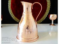 Copper jug for brandy, coffee.
