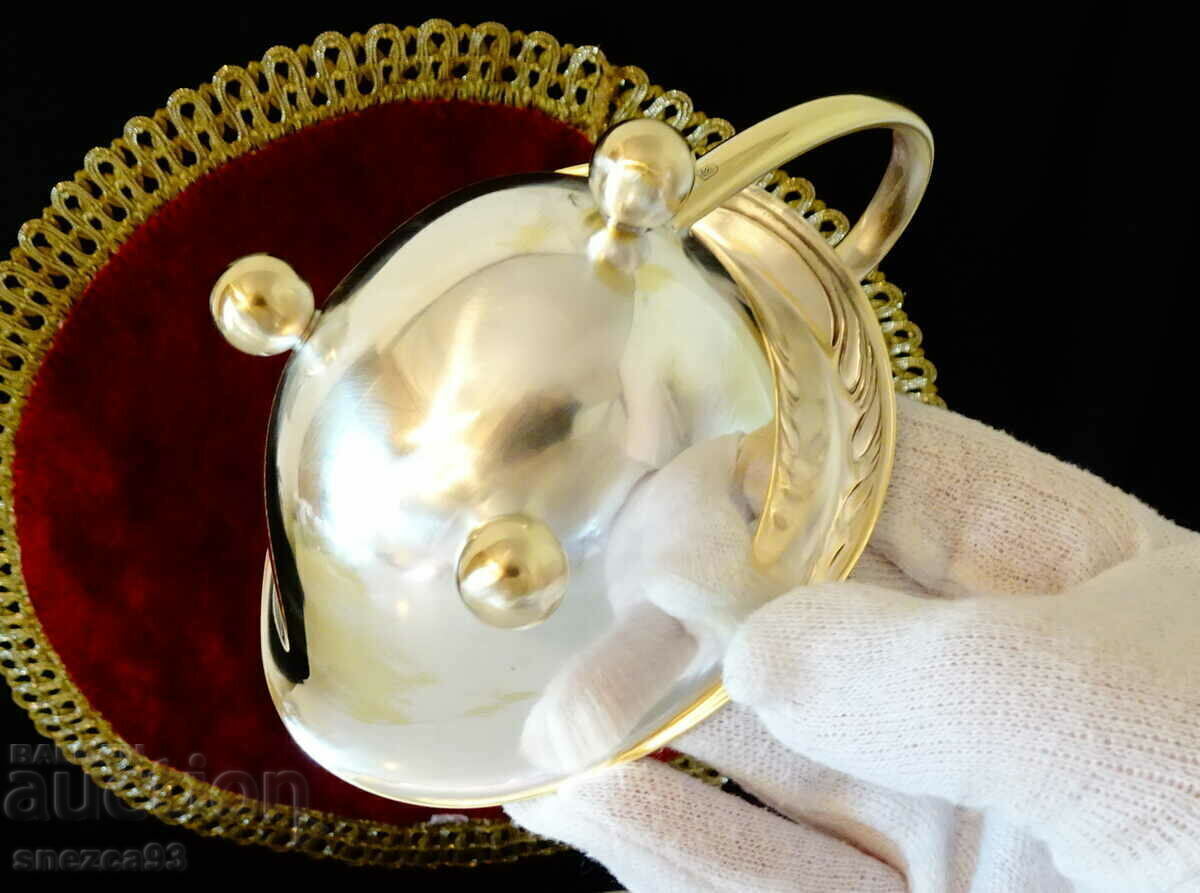 WMF silver-plated sausage warmer, bronze jug, Baroque - 5