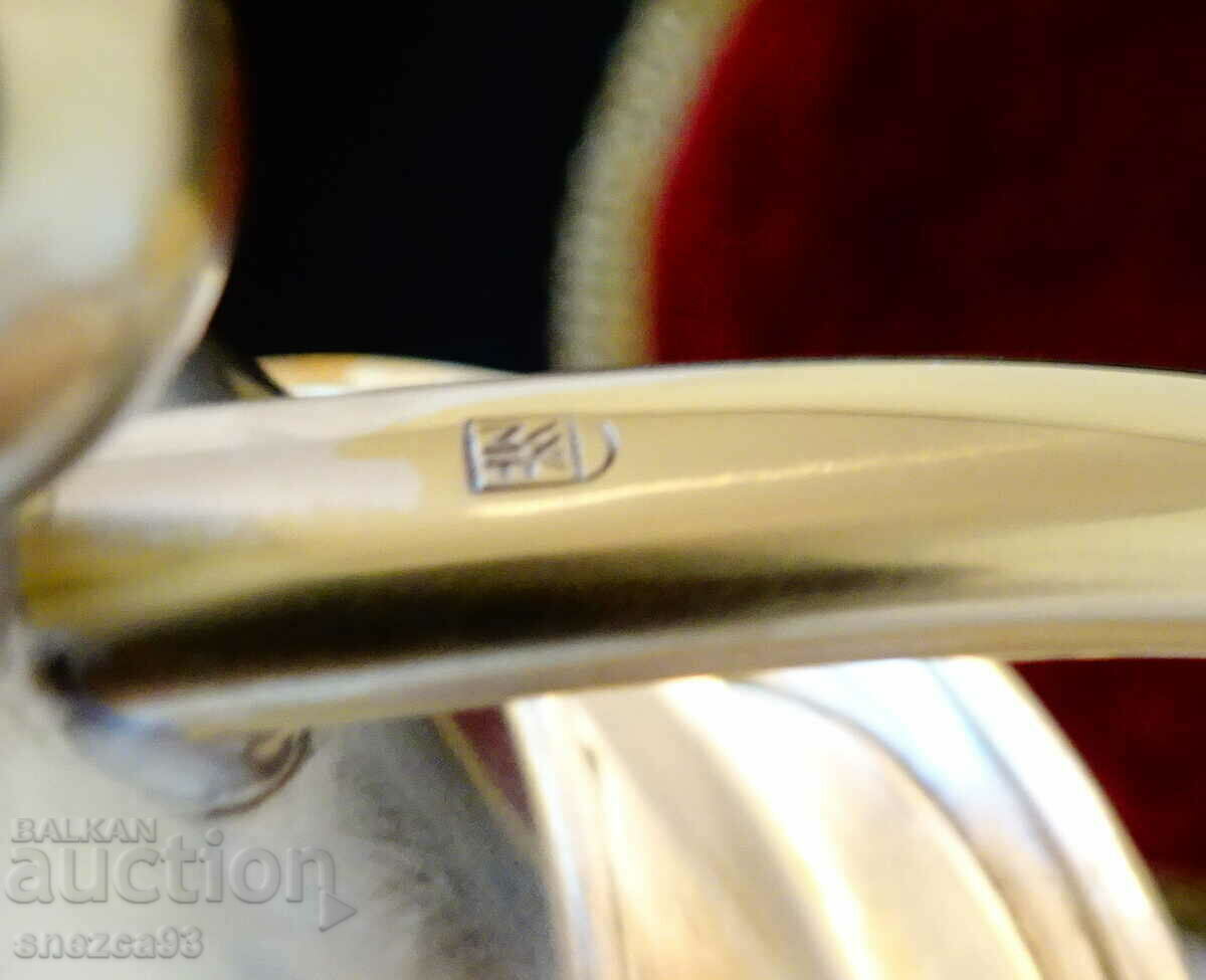 WMF silver-plated sausage warmer, bronze jug, Baroque - 6