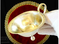WMF silver plated saucer, brass jug.