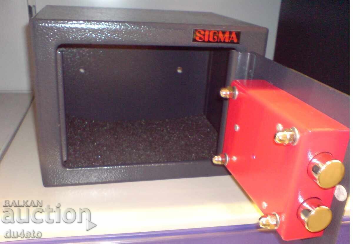 Licitație Seif mecanic, casă de valori cu cheie SIGMA, dimensiuni exterioare 230x