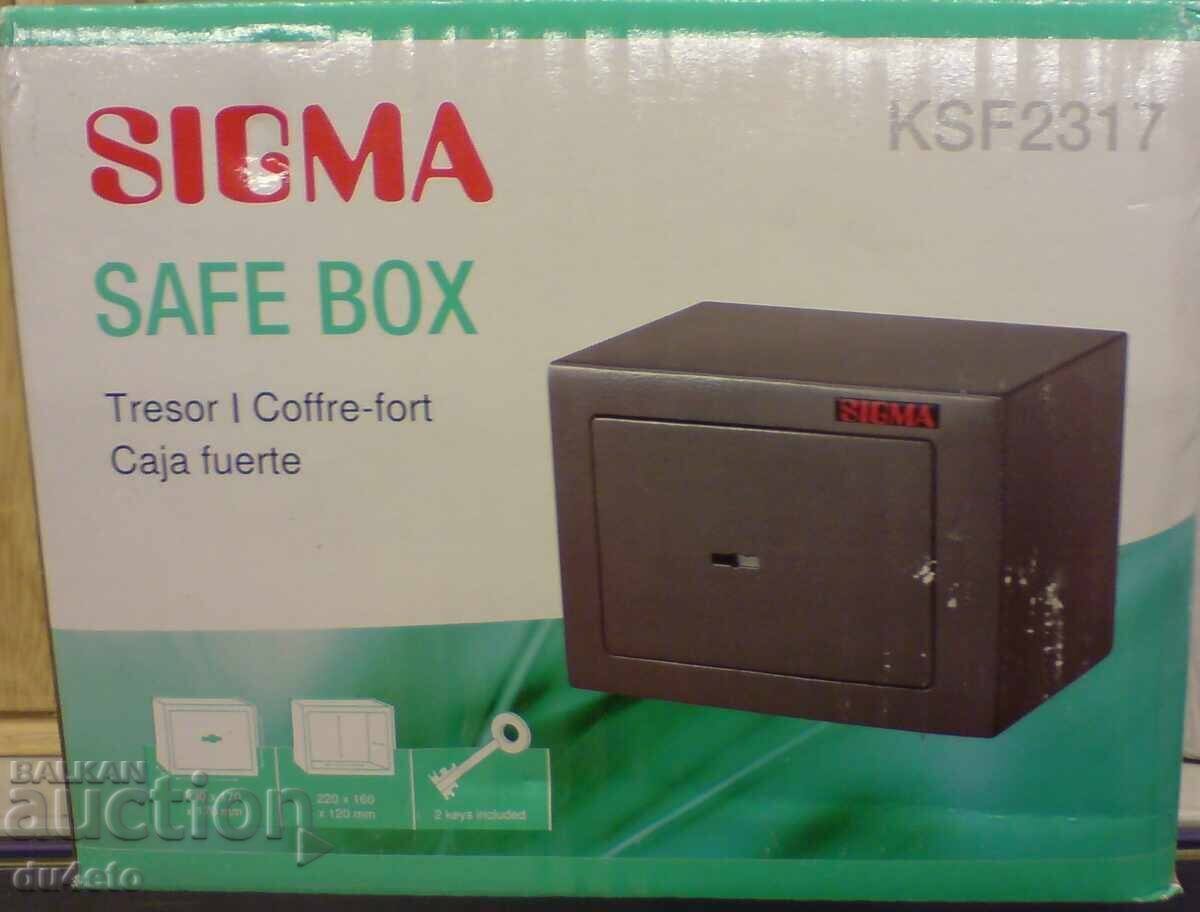 Seif mecanic, casă de valori cu cheie SIGMA, dimensiuni exterioare 230x - 7 Seif mecanic, casă de valori cu cheie SIGMA, dimensiuni exterioare 230x - 7