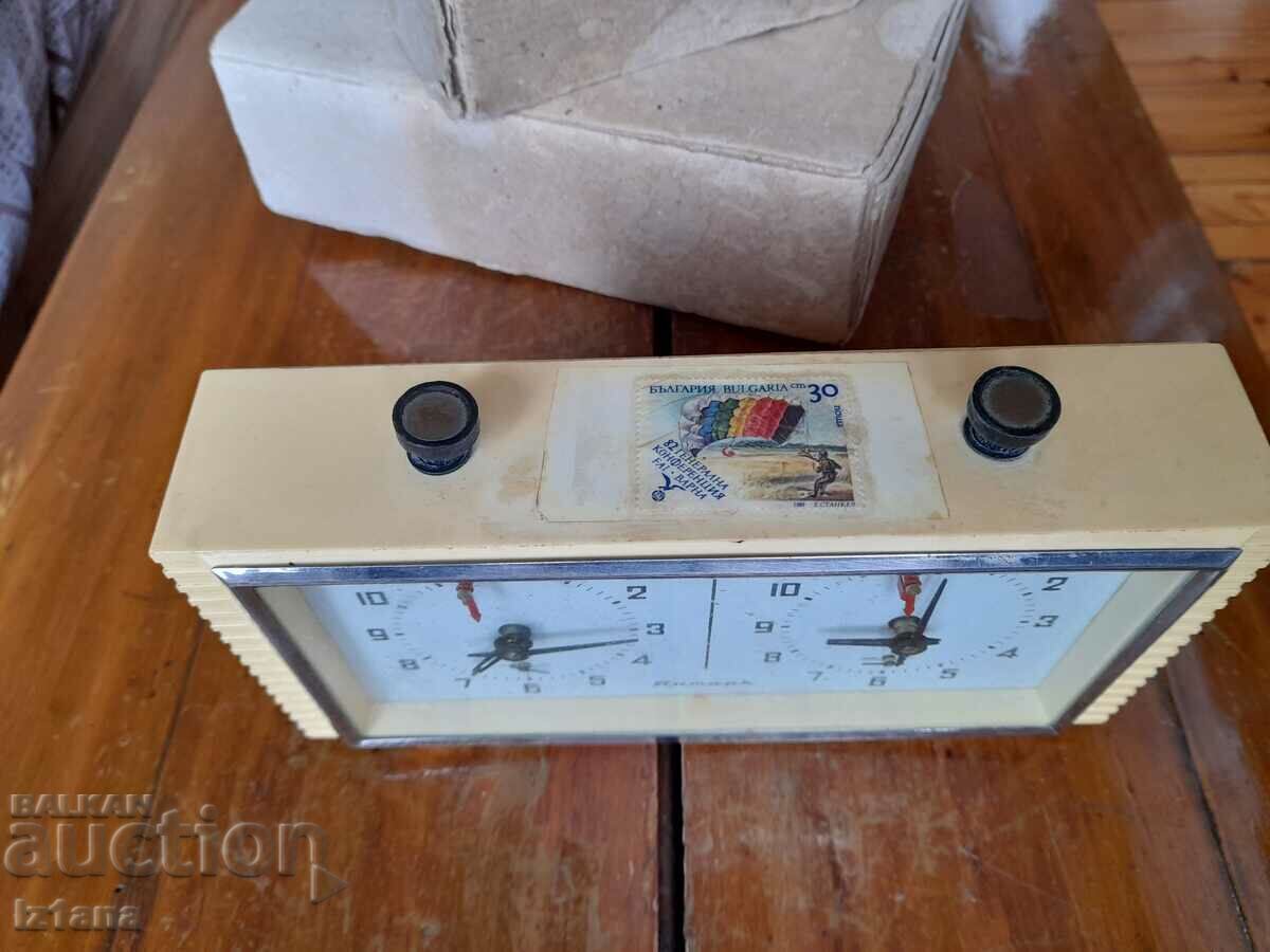 Auction Old Chess Clock Amber Auction Old Chess Clock Amber