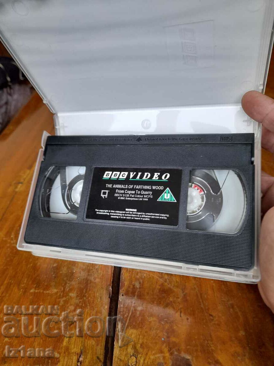 Auction  Animals of Farthing Wood videotape