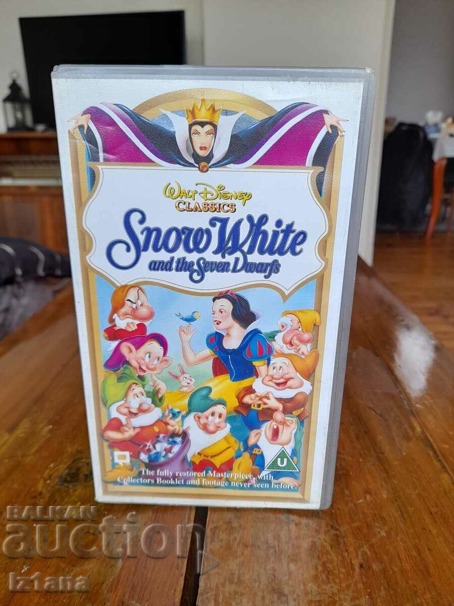 Snow White and the Seven Dwarfs videotape Snow White and the Seven Dwarfs videotape