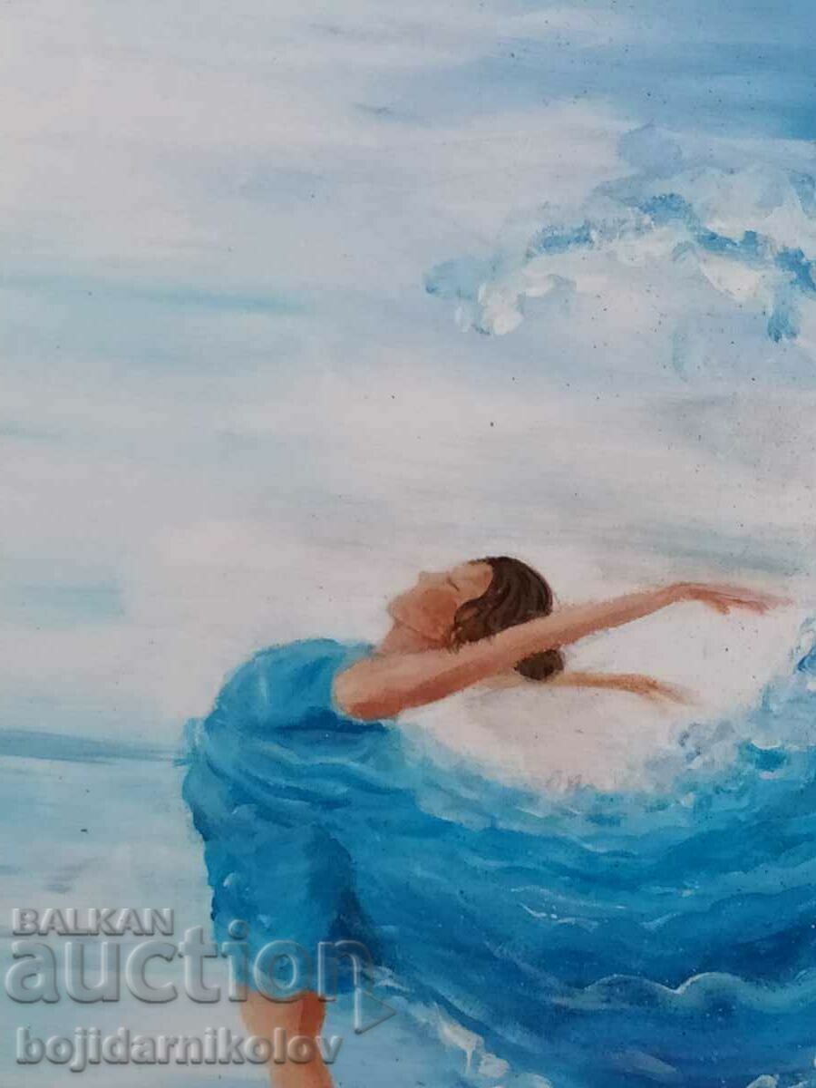 Ballerina, Abstract Original Painted Picture on Canvas - 5 Ballerina, Abstract Original Painted Picture on Canvas - 5