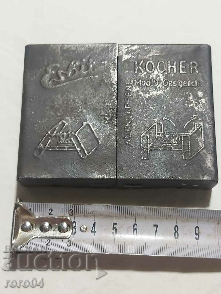 Auction  STOVE - ESBIT - KOCHER - WW II