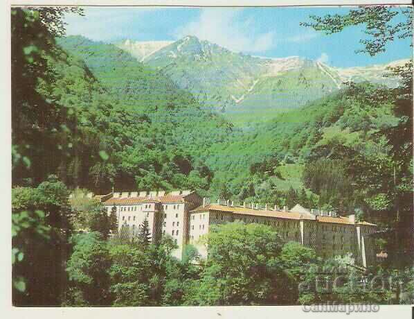 Картичка  България  Рилски манастир Общ изглед 13*