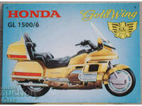 Placa metalica HONDA Gold Wing GL 1500/6