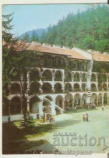 Hartă Bulgaria Manastirea Rila 15 *