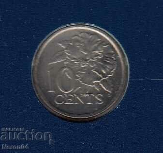 10 cenți 1990, Trinidad și Tobago