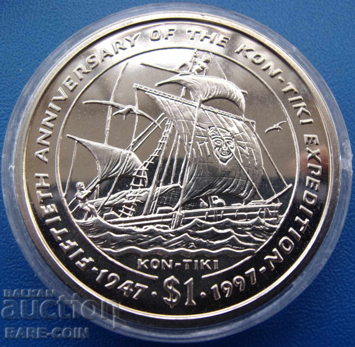 RS(49)   Либерия  1  Долар  1997  UNC  Rare