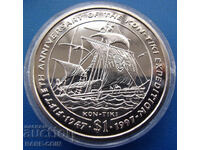 RS(49) Liberia 1 dolar 1997 UNC Rar