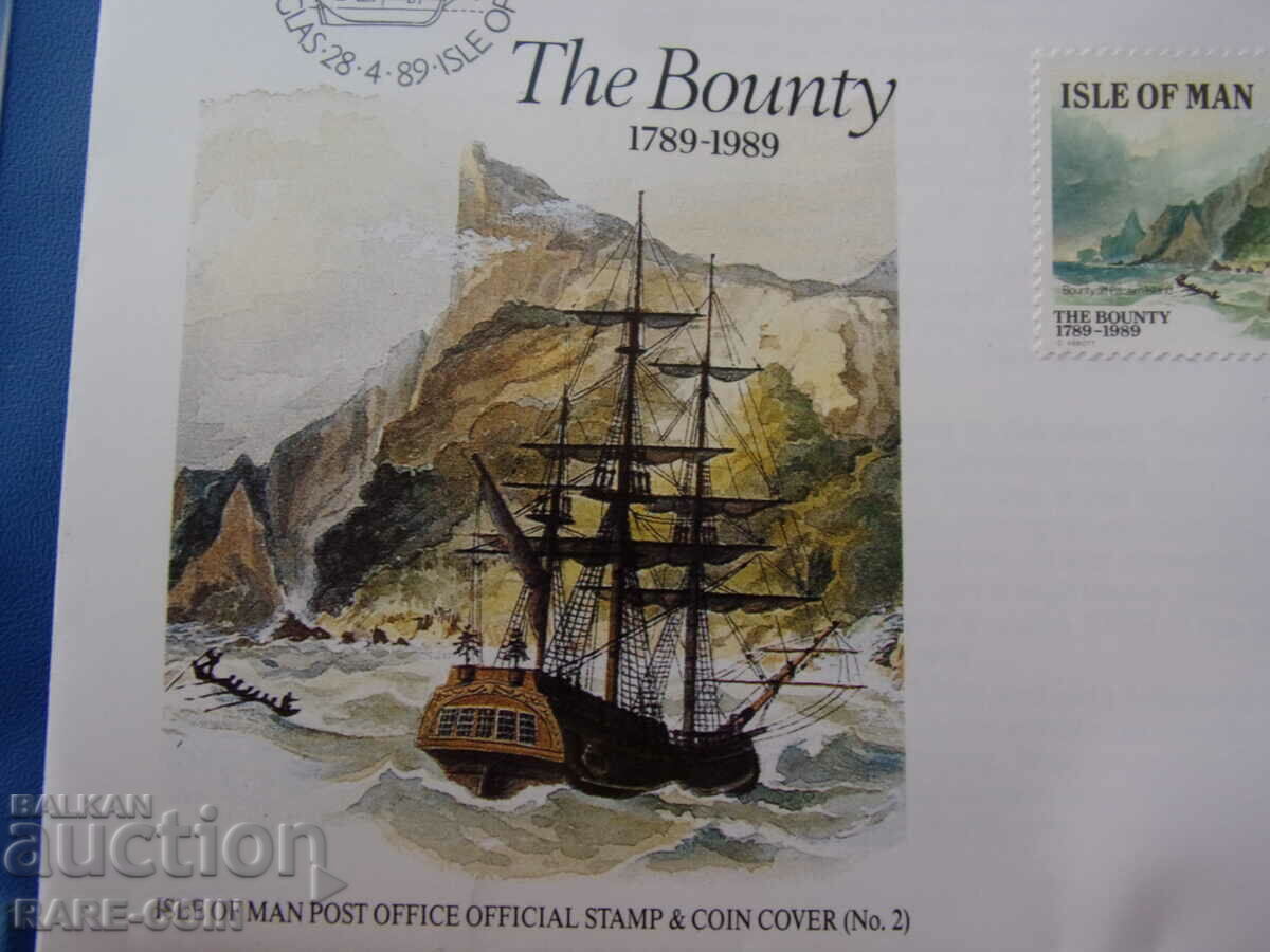 Livrarea RS(49) Isle of Man 1 Crown 1989 PROOF UNC Rar