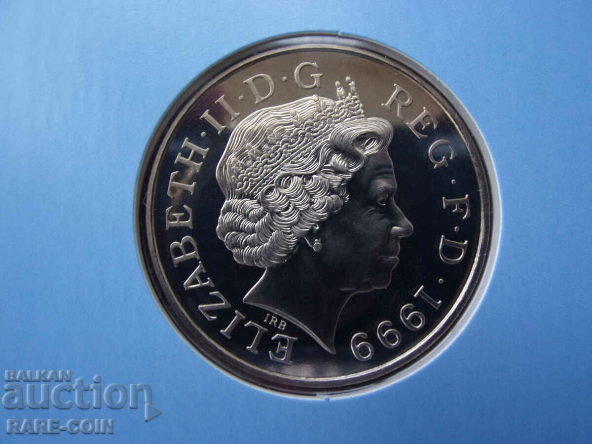 Livrarea RS(49) Anglia 5 Pounds 1999 UNC Rare