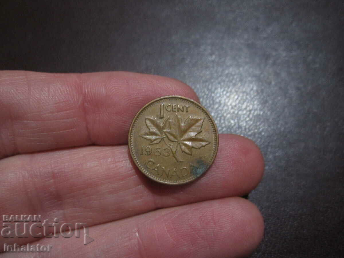1963 Καναδάς 1 σεντ