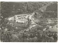 Old postcard - Rila Monastery, View from plane A --1