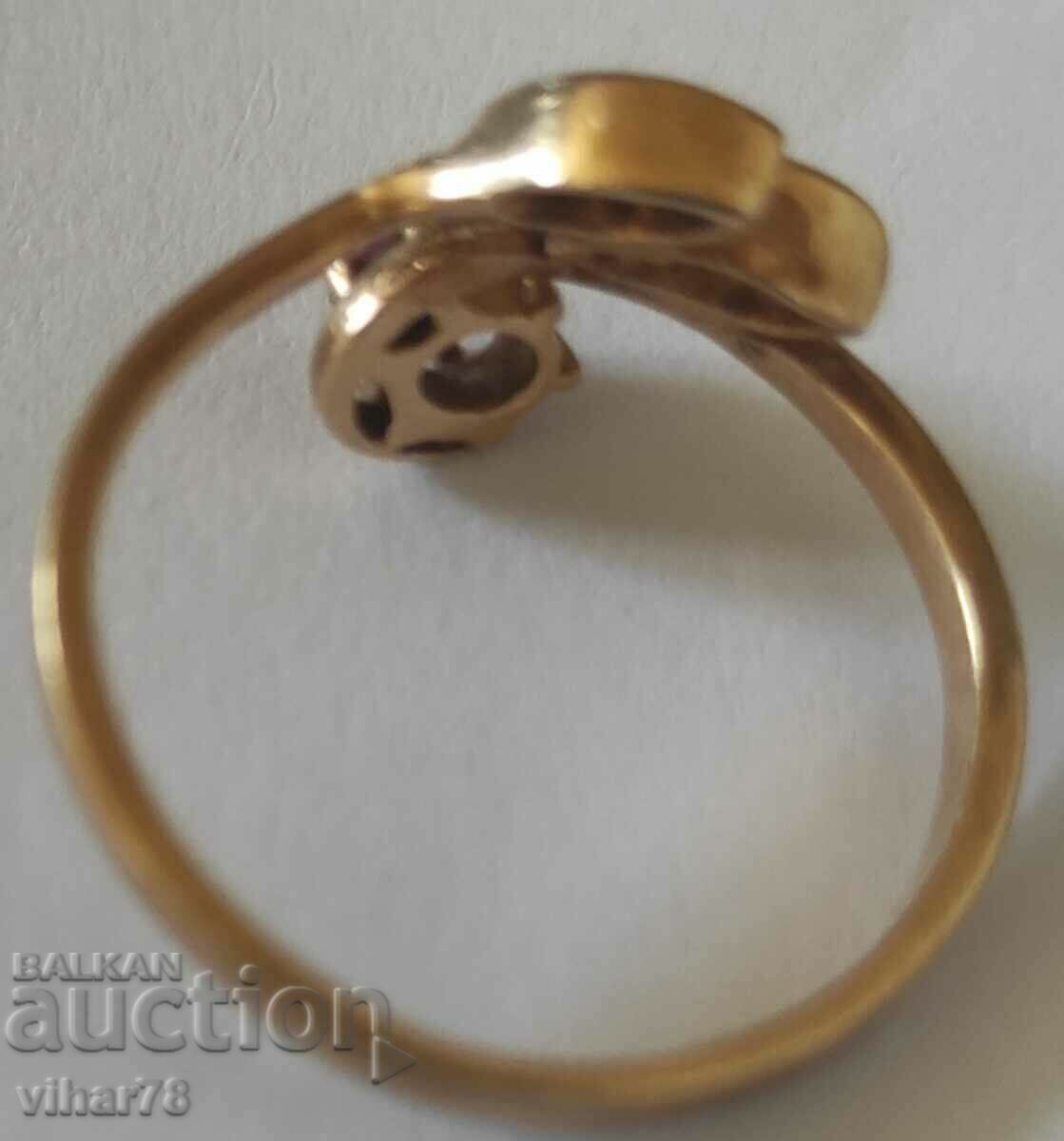 Golden Russian ring - 6