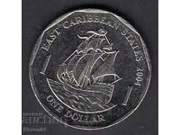 1 dollar 2004, East Caribbean
