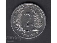 2 cents 2008, κράτη της Ανατολικής Καραϊβικής