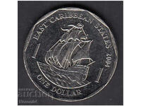 1 dolar 2004 East Caraibe