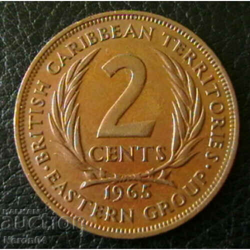 2 cenți 1965, Statele Caraibe de Est