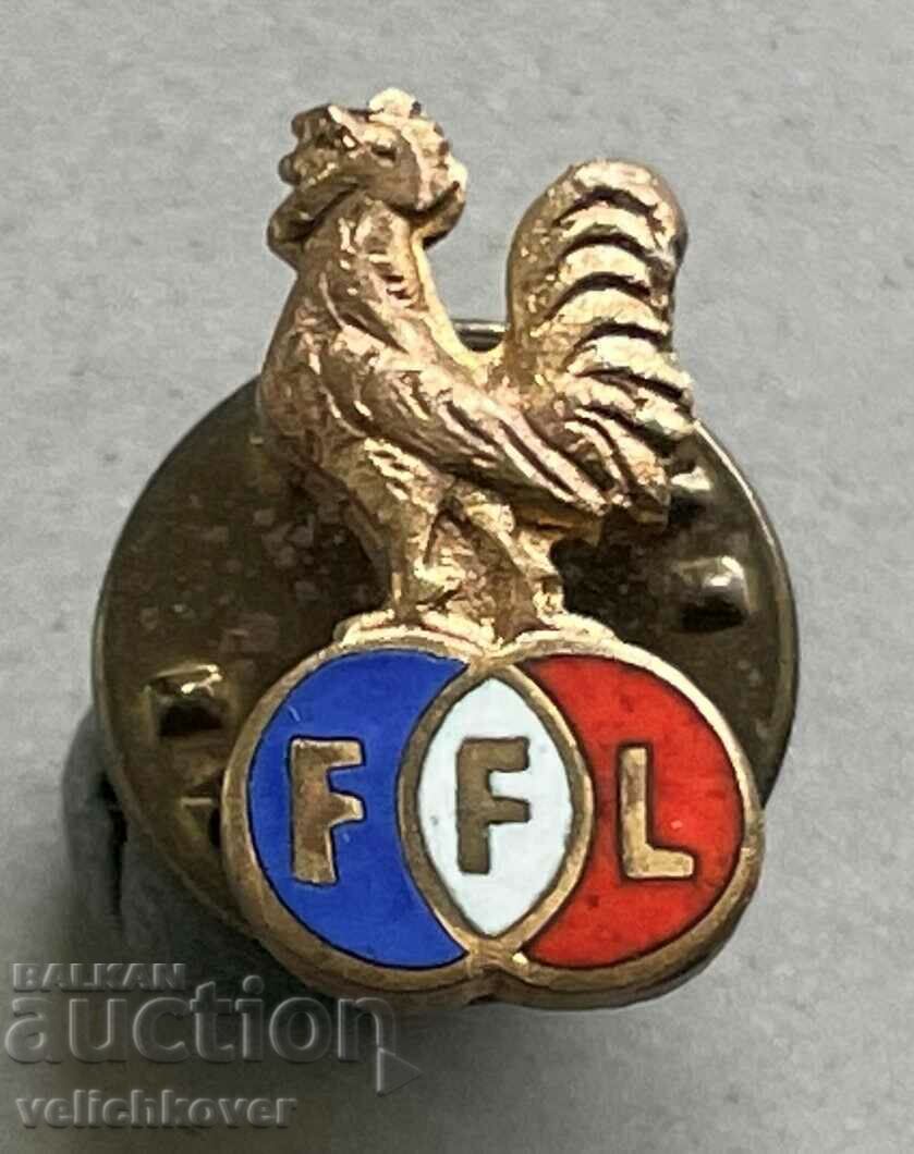 33436 Франция знак Френска федерация по борба от 70-те г.