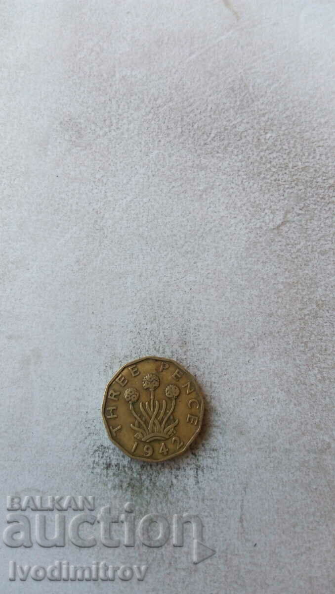 Great Britain 3 pence 1942