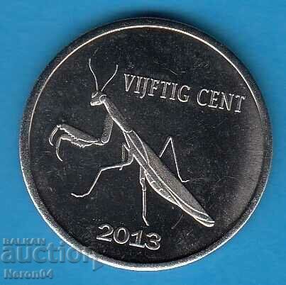 50 cents 2013, St. Eustatius
