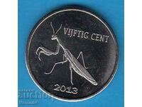 50 cents 2013, St. Eustatius