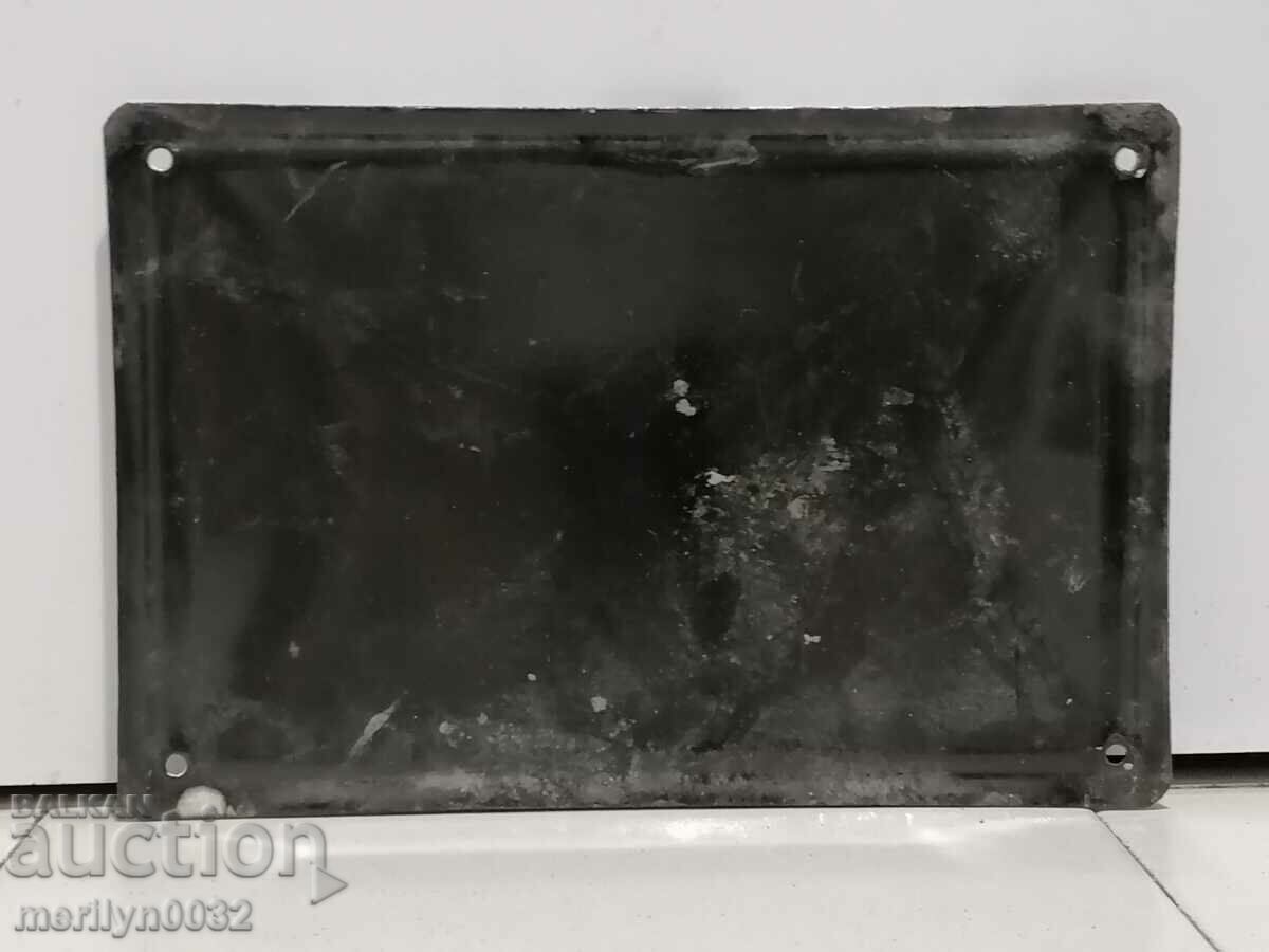 Auction Enameled plate, plate Auction Enameled plate, plate