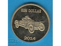 1 dolar 2014, Sf. Eustatius
