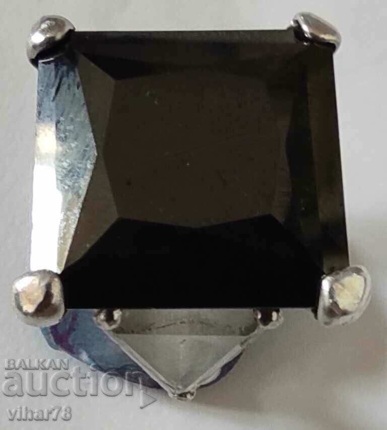 Delivery of WOMEN'S SILVER RING WITH BLACK ONYX Delivery of WOMEN'S SILVER RING WITH BLACK ONYX