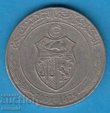 1 dinar 2007, Tunisia with price 2.99 BGN | € 1.53 1 dinar 2007, Tunisia with price 2.99 BGN | € 1.53