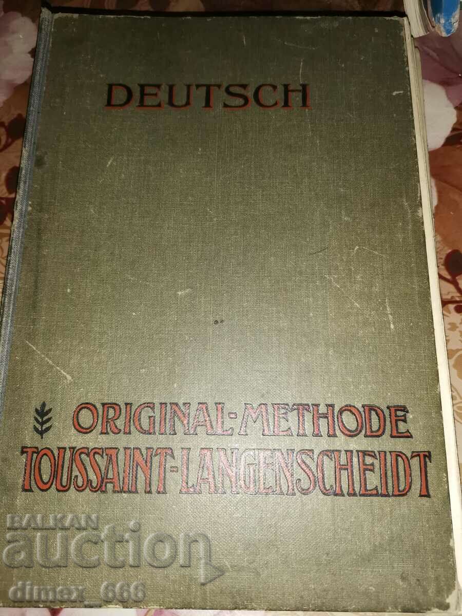 Original-Methode Toussaint-Langenscheidt (1920) Sachs, Karl,
