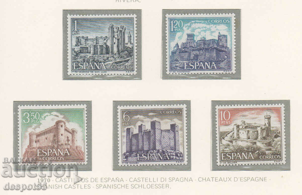 1970. Испания. Крепости.