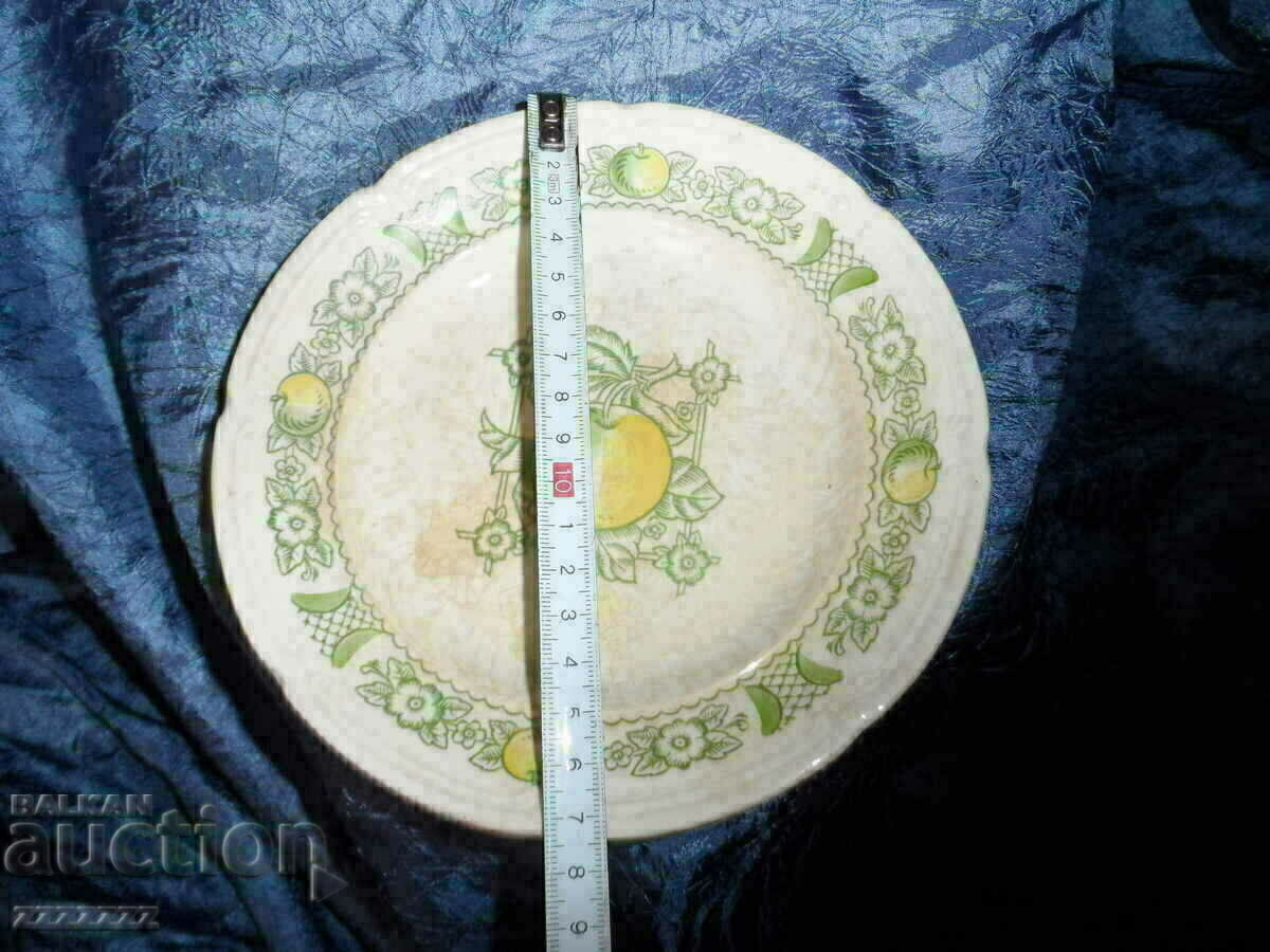 a porcelain plate - 5 a porcelain plate - 5