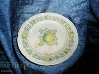 a porcelain plate